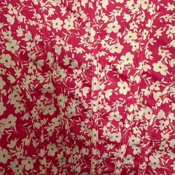 Zara Floral Corset Bodysuit Size Medium - Picture 2 of 4